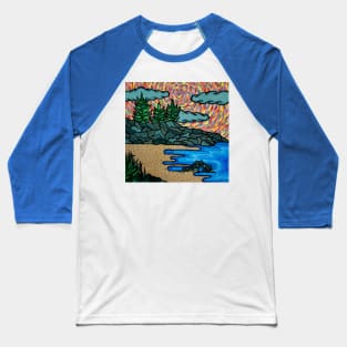 Coastal Escape Baseball T-Shirt